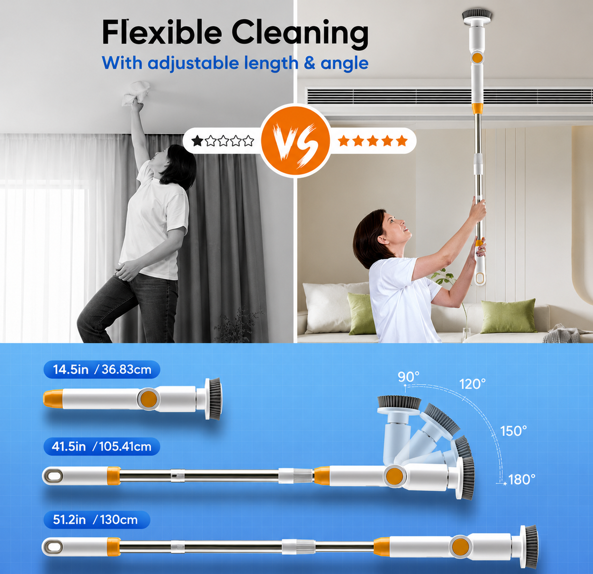 Homyto™ 8-in-1 Electric Spin Scrubber