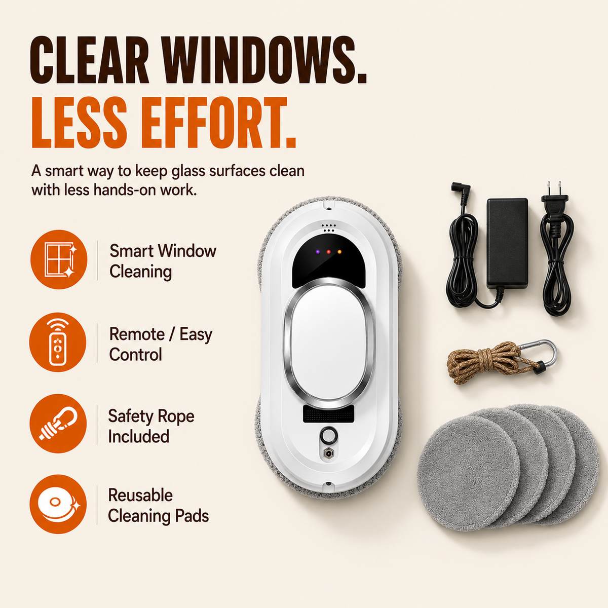Homyto™ Intelligent Window Cleaning Robot