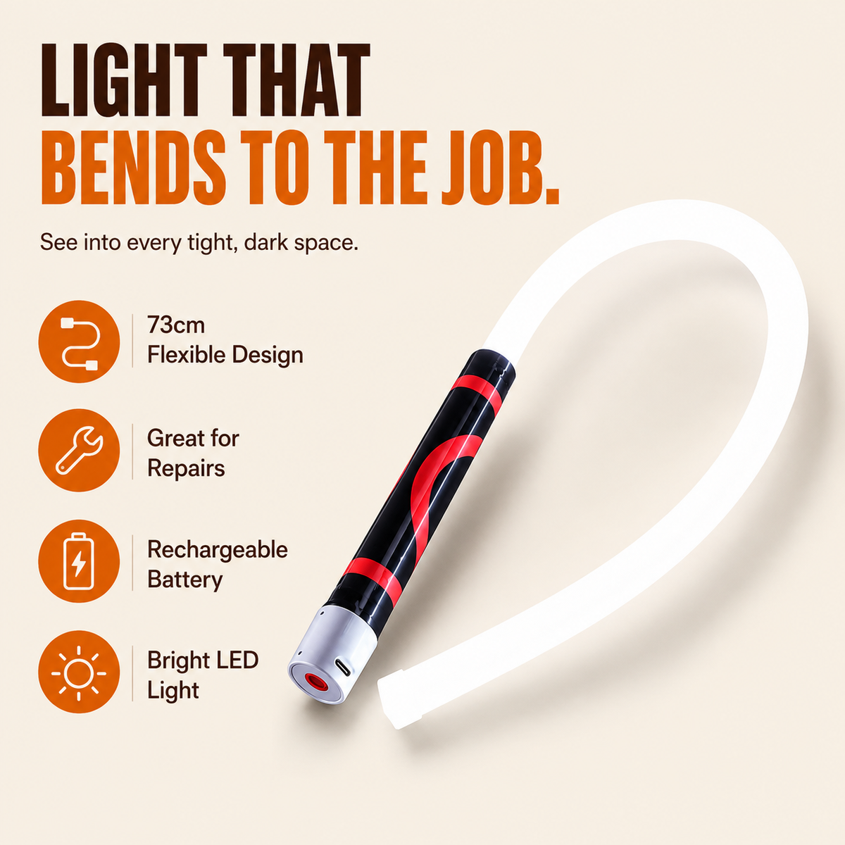 Homyto™ Work Flexible LED Flashlight